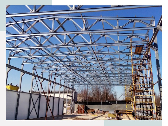 Строительство цехов в Шелехов от 643 руб. под ключ