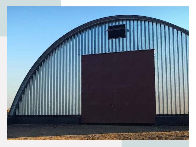 Бескаркасные ангары в Шелехове
