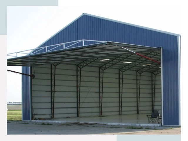 Прямо стенные ангары в Шелехове