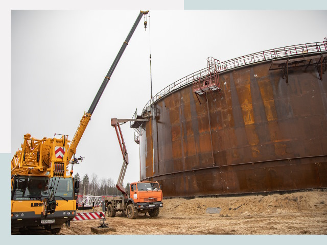 Монтаж резервуаров в Шелехове от 643 руб. за м³