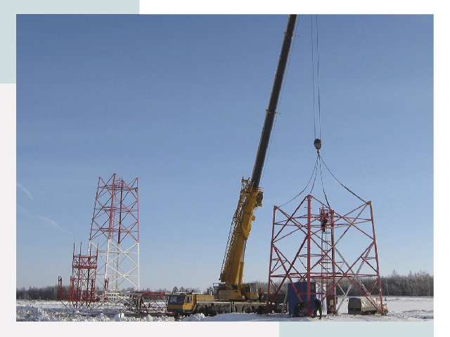 Монтаж вышек связи в Шелехове