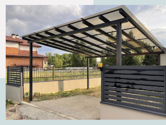 Металлические навесы в Шелехов от 643 руб. за м²