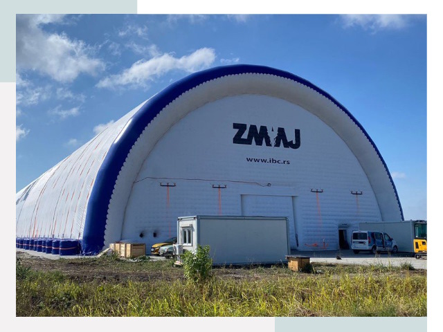 Брендирование ангаров в Шелехове