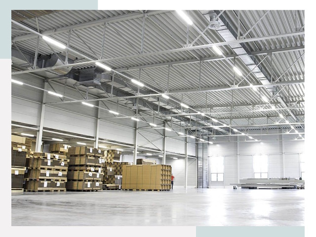 Освещение ангаров в Шелехове