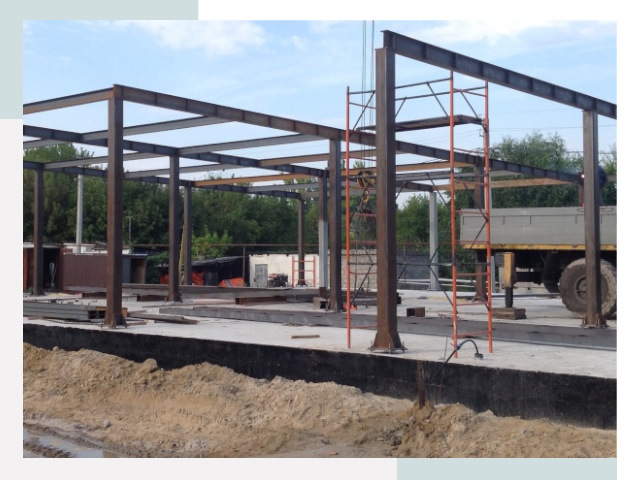 Фундамент для ангаров в Шелехове