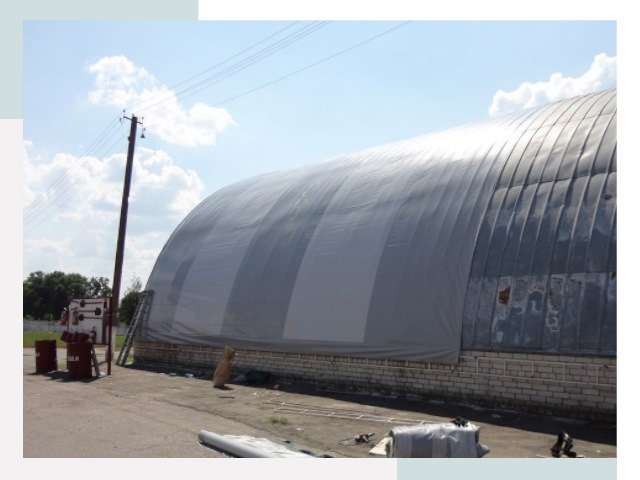 Ремонт ангаров в Шелехове