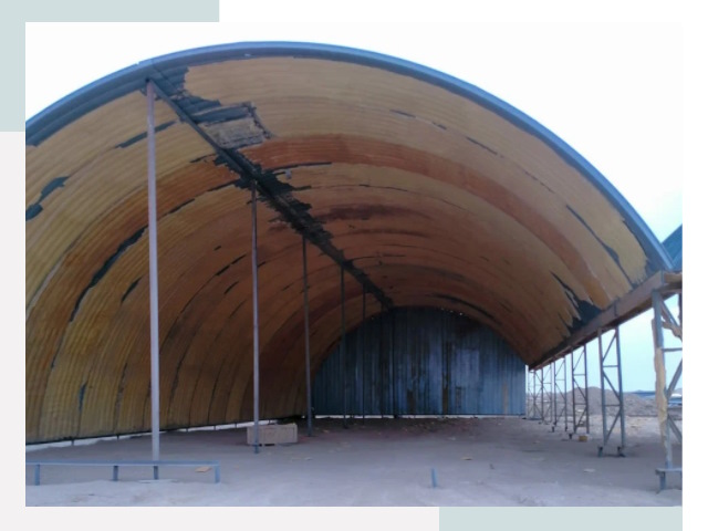 Реконструкция ангаров в Шелехове