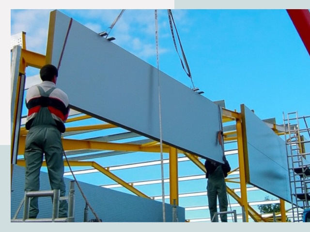 Монтаж сэндвич-панелей в Шелехове от 643 руб.